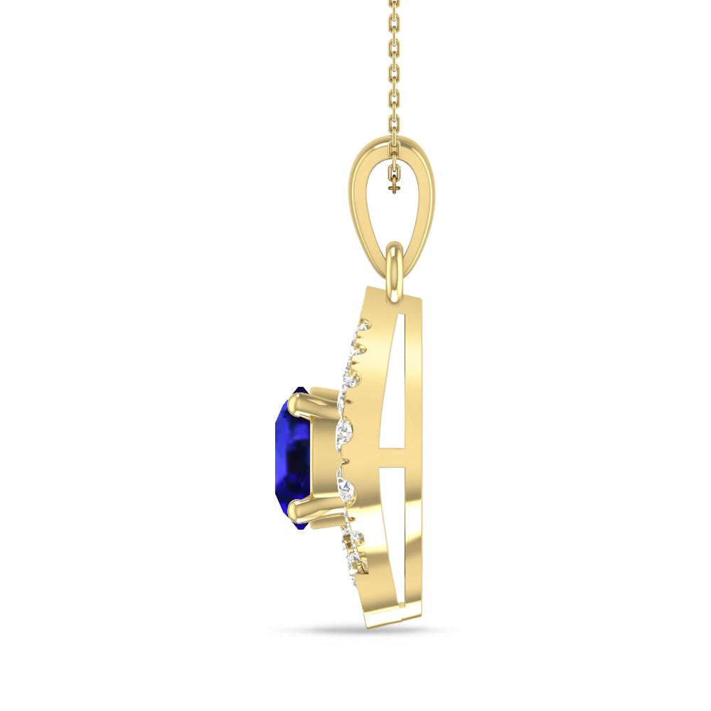 Yellow Gold - Tanzanite