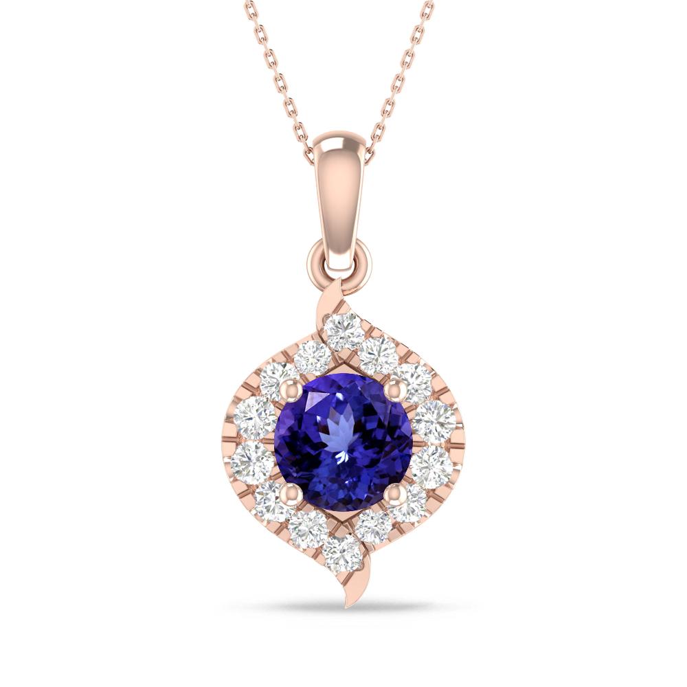 Rose Gold - Tanzanite