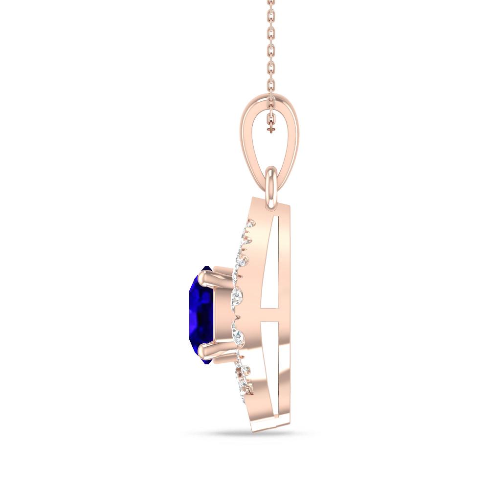 Rose Gold - Tanzanite