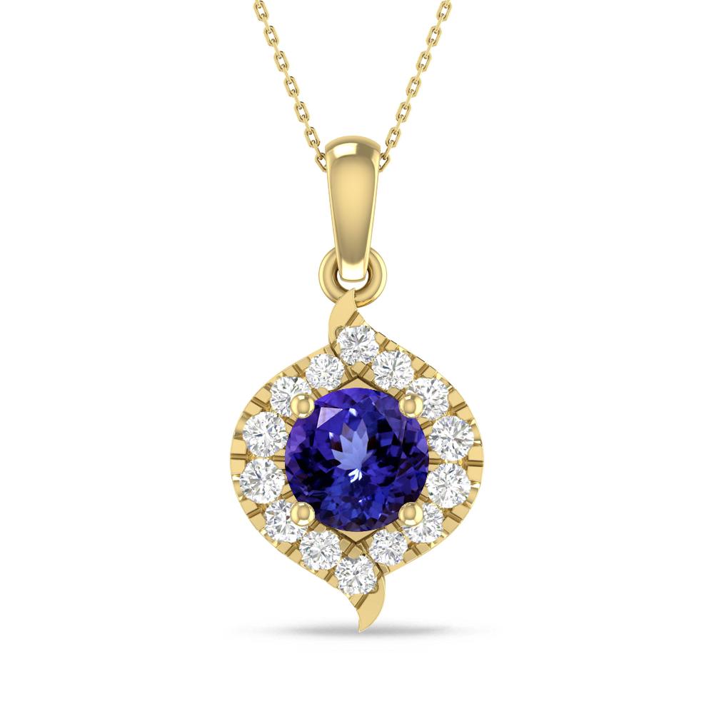 Yellow Gold - Tanzanite