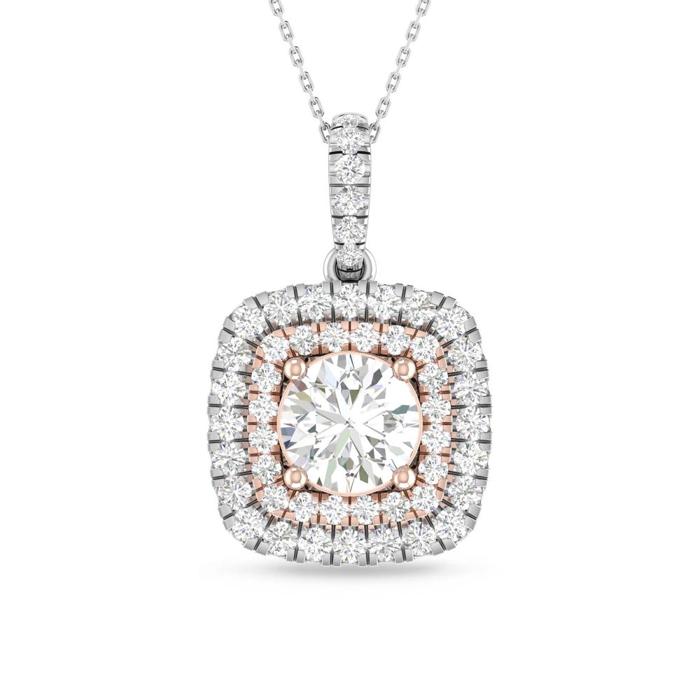 White Gold/Rose Gold - Diamond