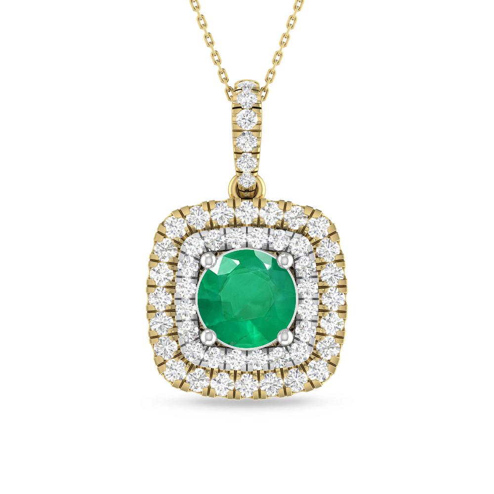 Yellow Gold/White Gold - Emerald