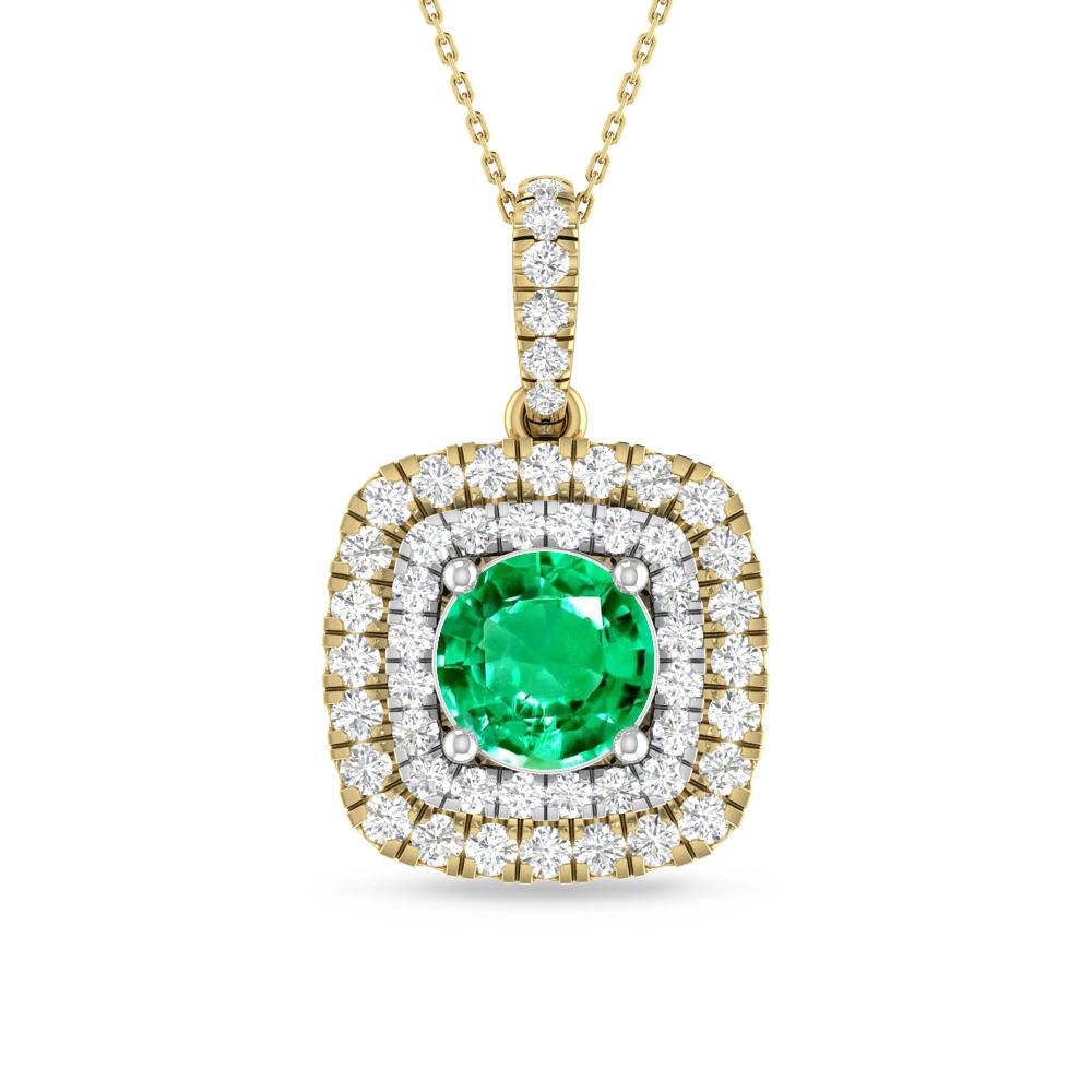 Yellow Gold/White Gold - Emerald