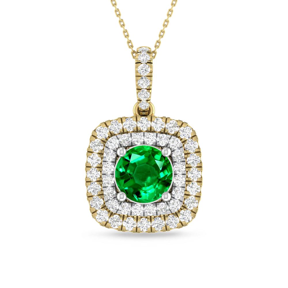 Yellow Gold/White Gold - Emerald
