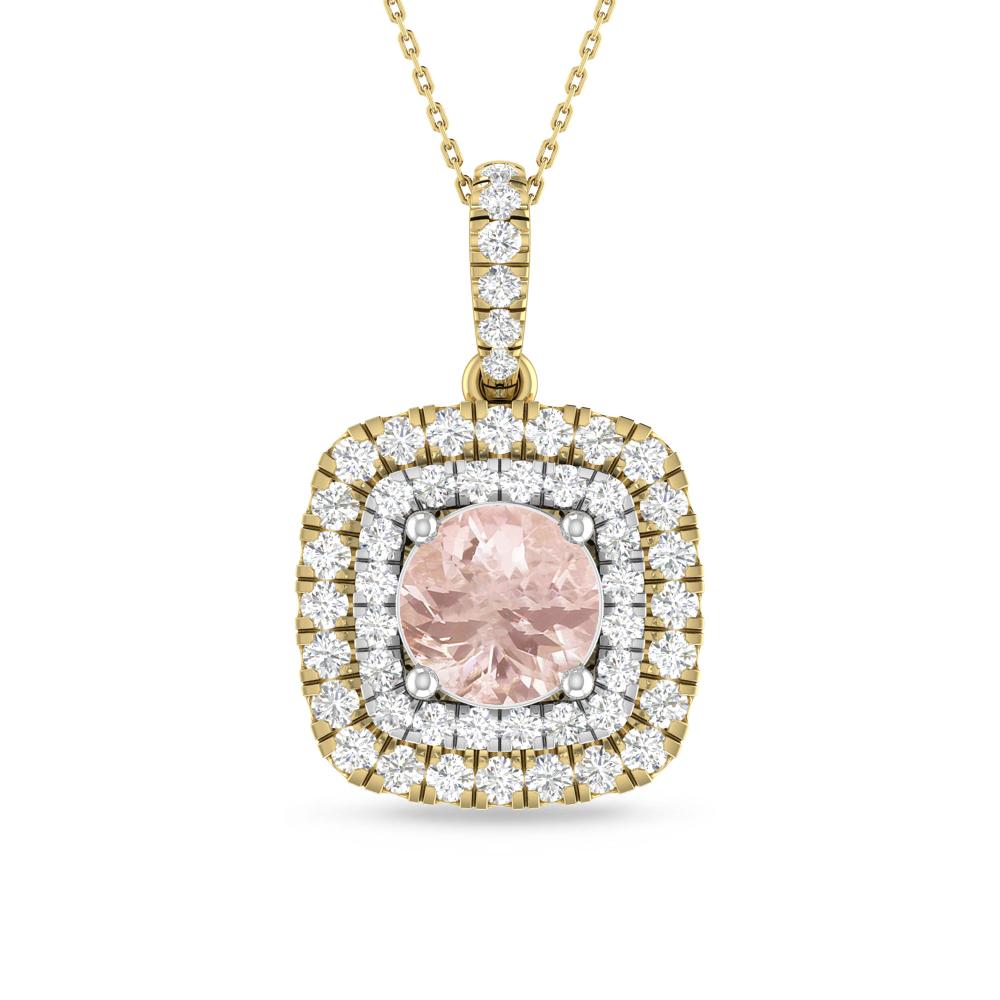 Yellow Gold/White Gold - Morganite