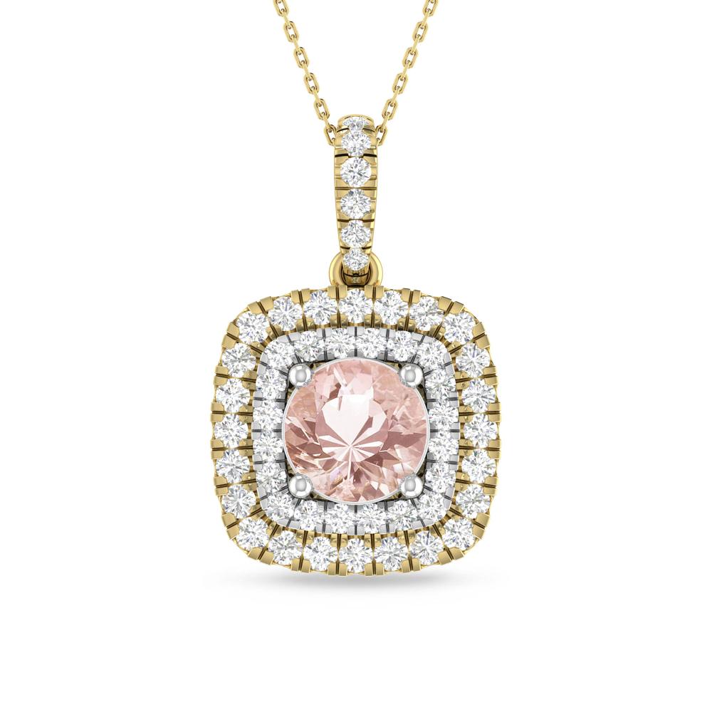 Yellow Gold/White Gold - Morganite