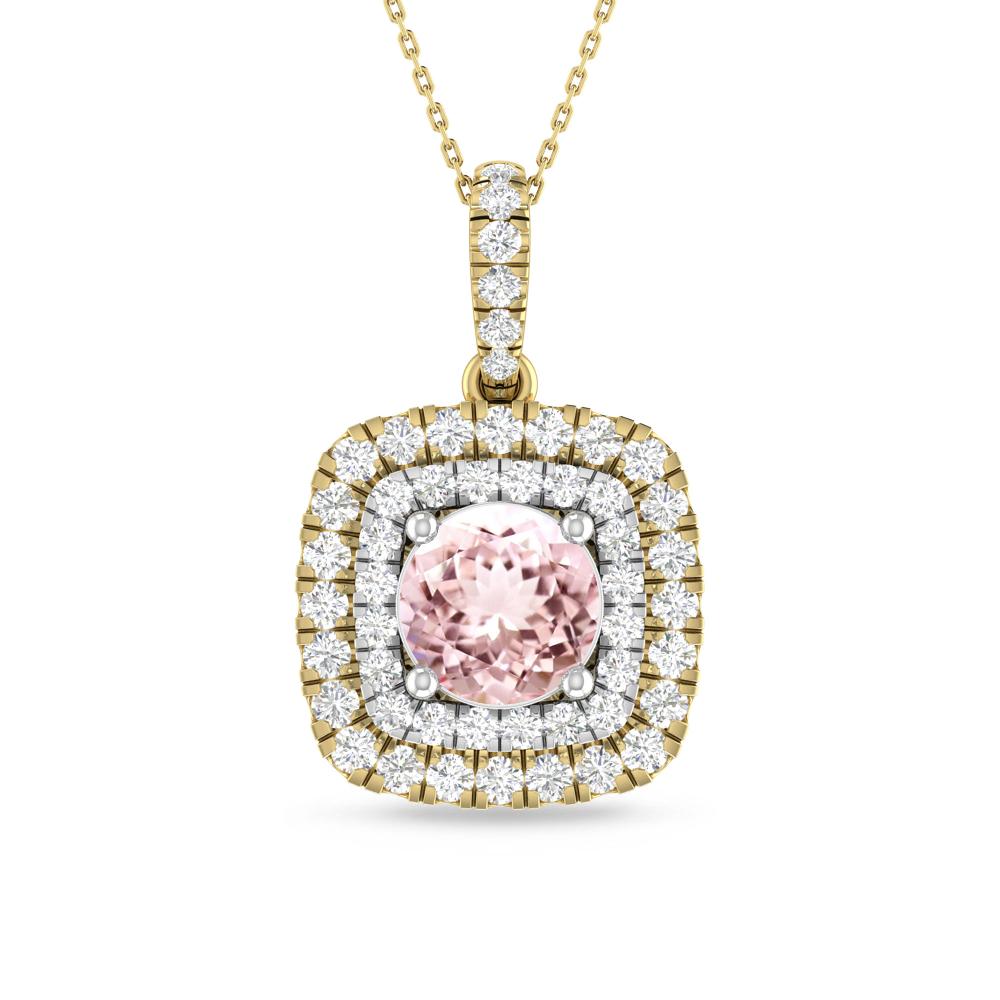 Yellow Gold/White Gold - Morganite