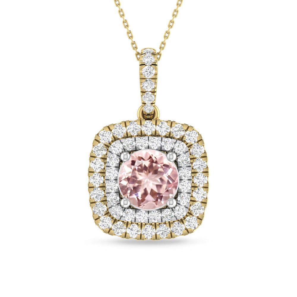 Yellow Gold/White Gold - Morganite