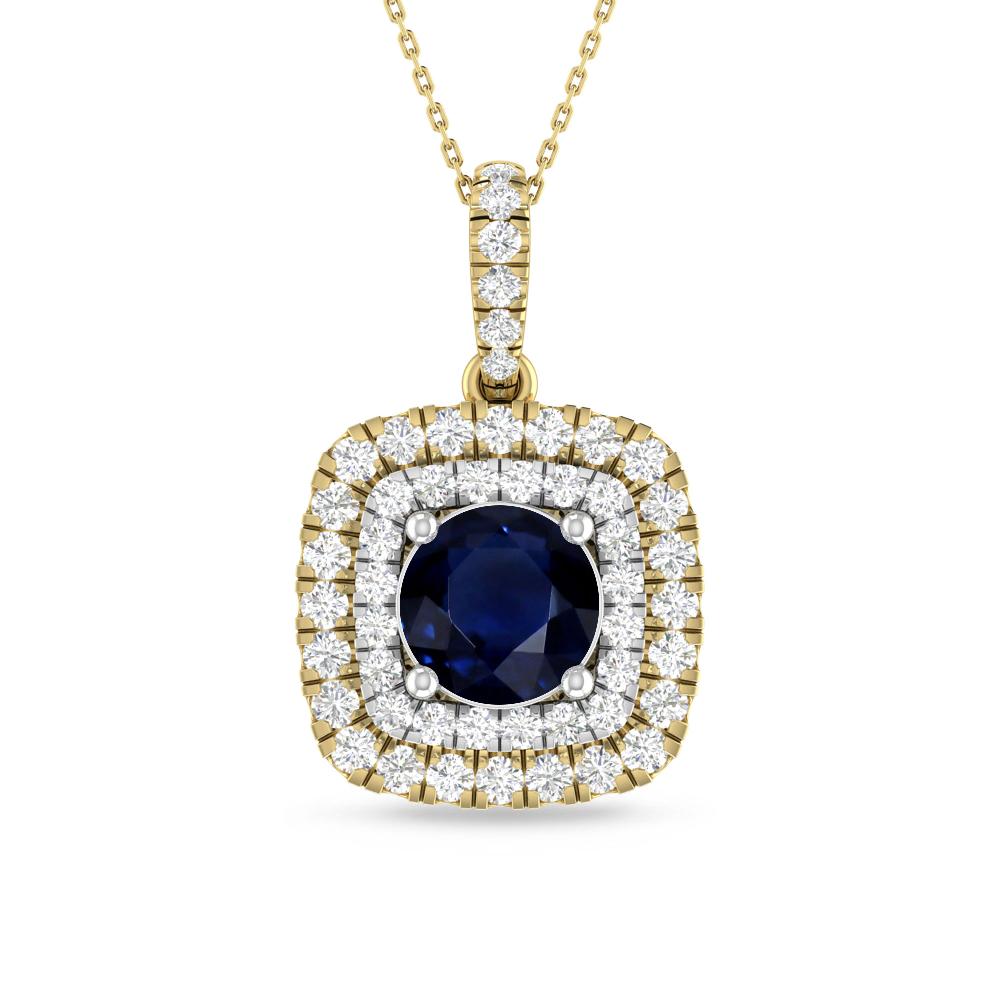 Yellow Gold/White Gold - Sapphire