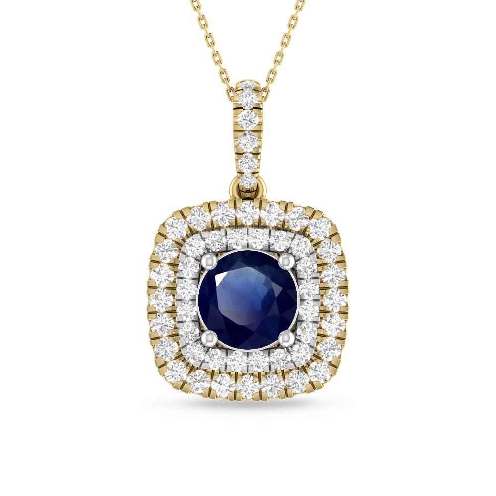Yellow Gold/White Gold - Sapphire