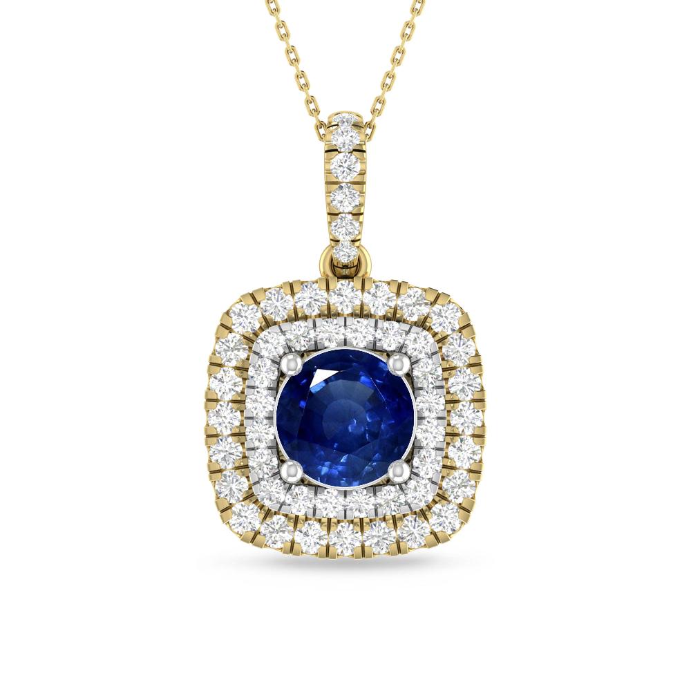 Yellow Gold/White Gold - Sapphire