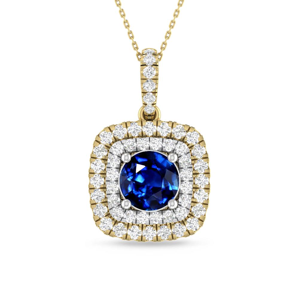 Yellow Gold/White Gold - Sapphire