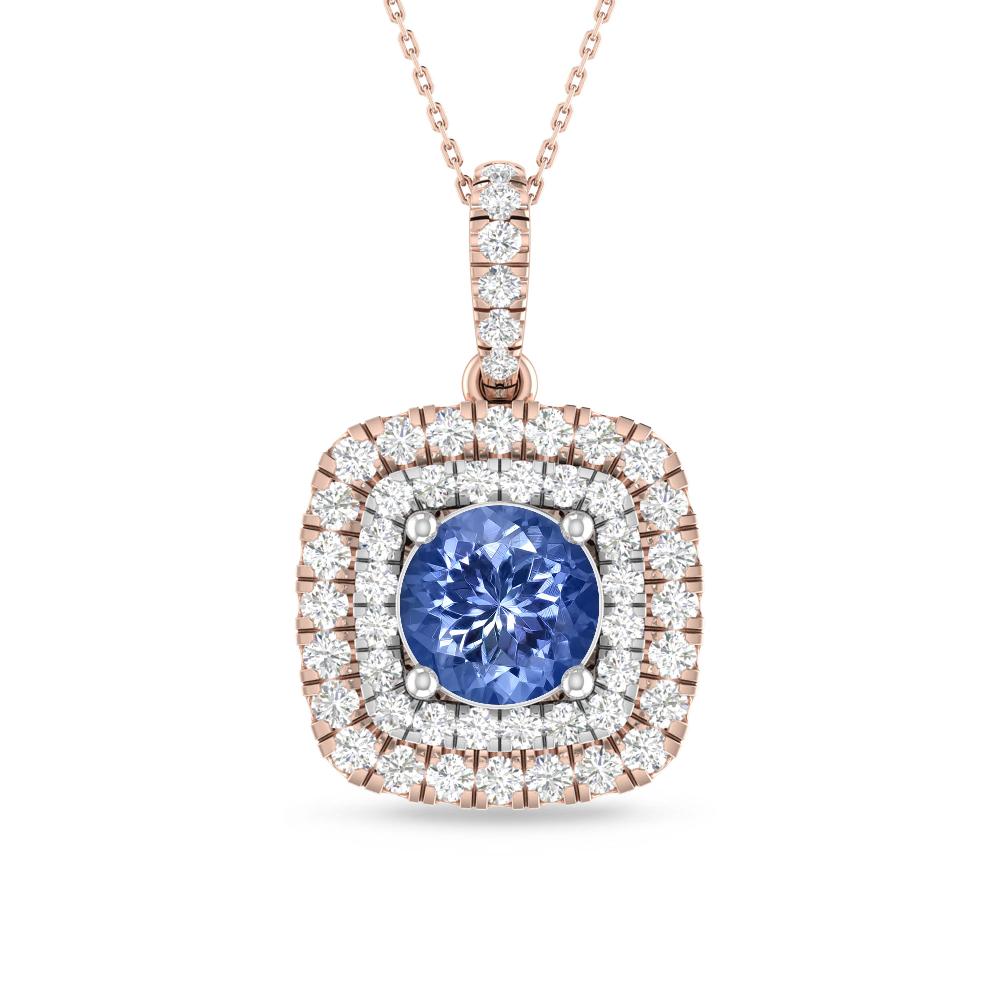 Rose Gold/White Gold - Tanzanite