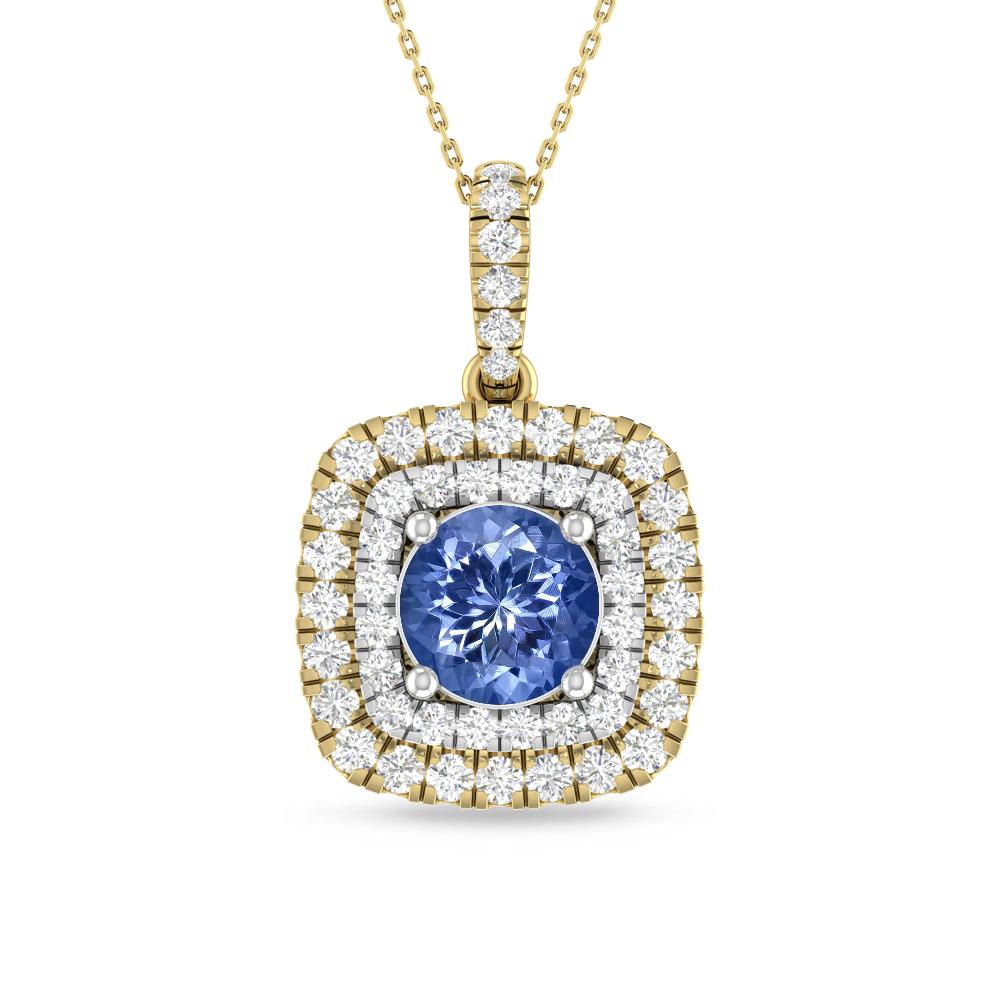 Yellow Gold/White Gold - Tanzanite