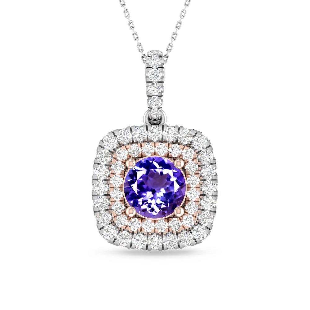 White Gold/Rose Gold - Tanzanite