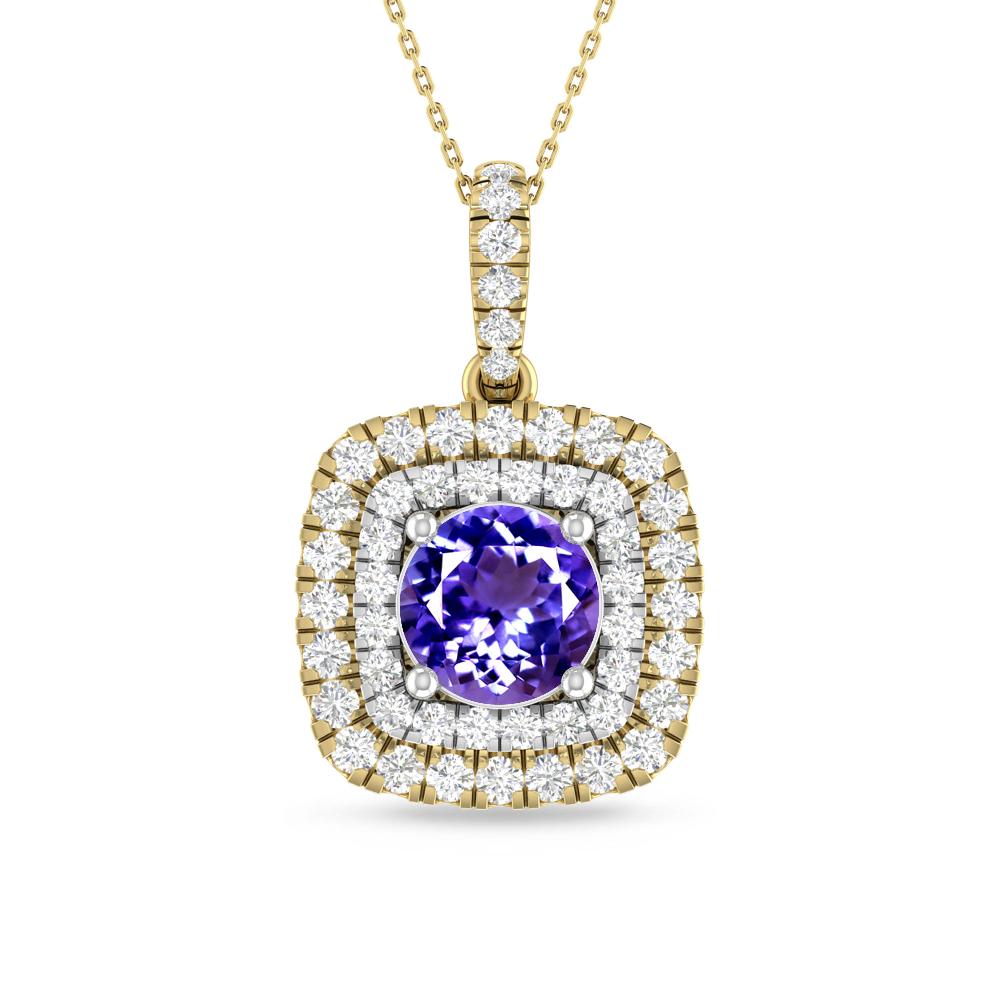 Yellow Gold/White Gold - Tanzanite