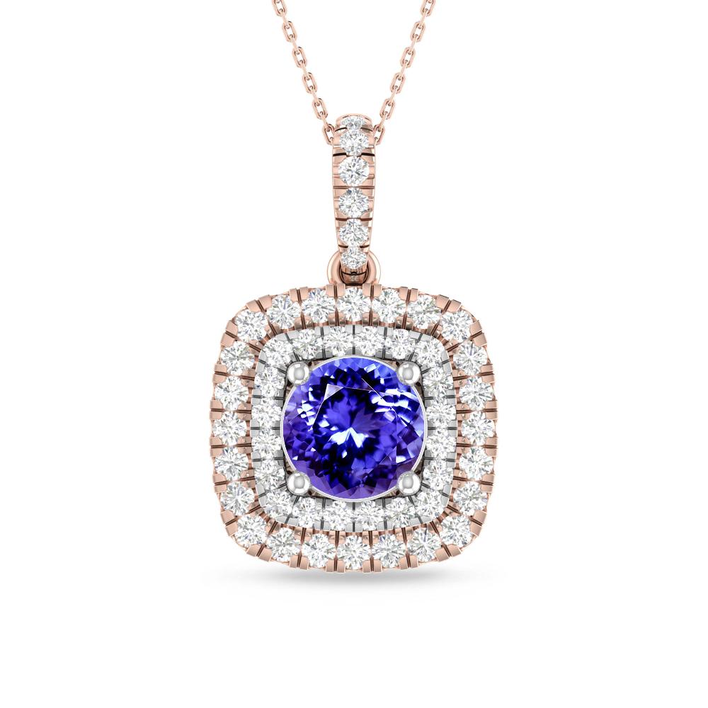 Rose Gold/White Gold - Tanzanite