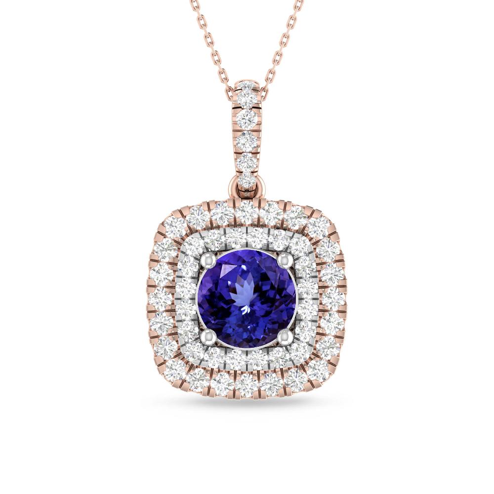 Rose Gold/White Gold - Tanzanite