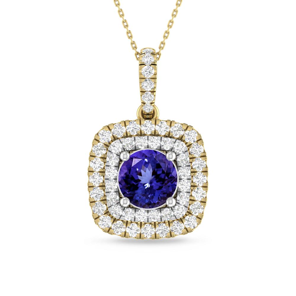 Yellow Gold/White Gold - Tanzanite