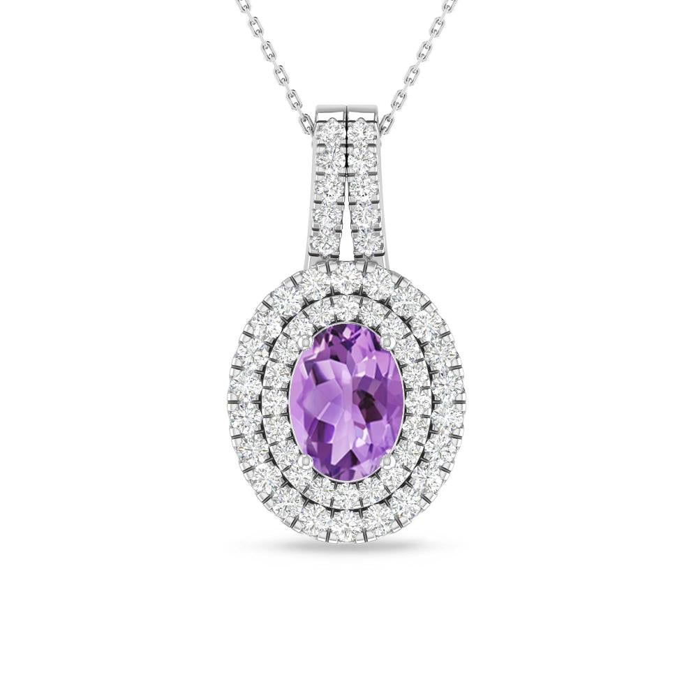 White Gold - Amethyst