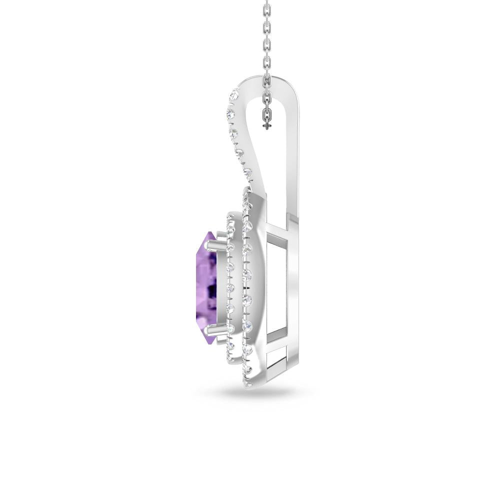 White Gold - Amethyst