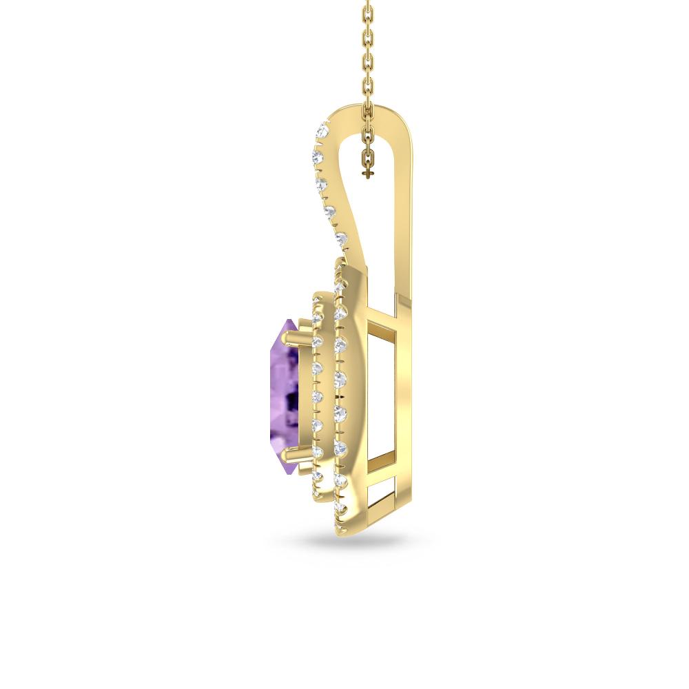 Yellow Gold - Amethyst