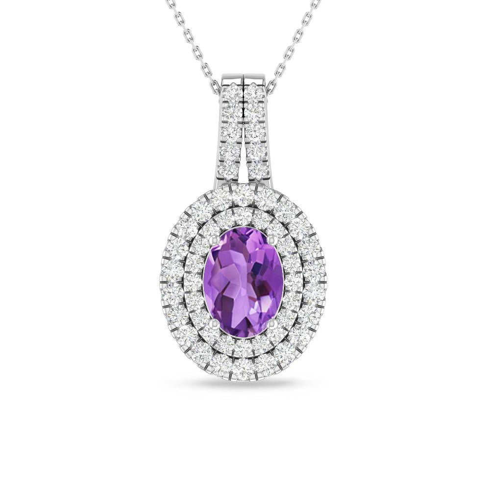 White Gold - Amethyst