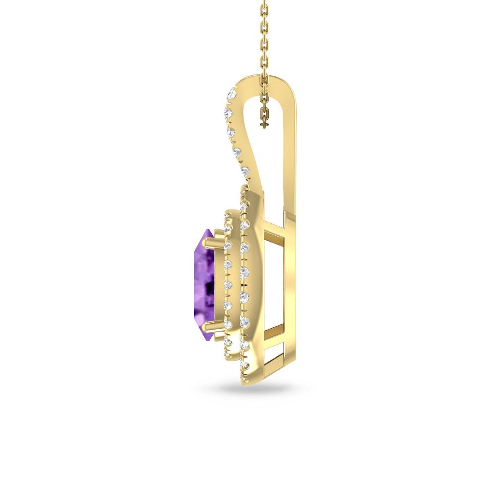 Yellow Gold - Amethyst