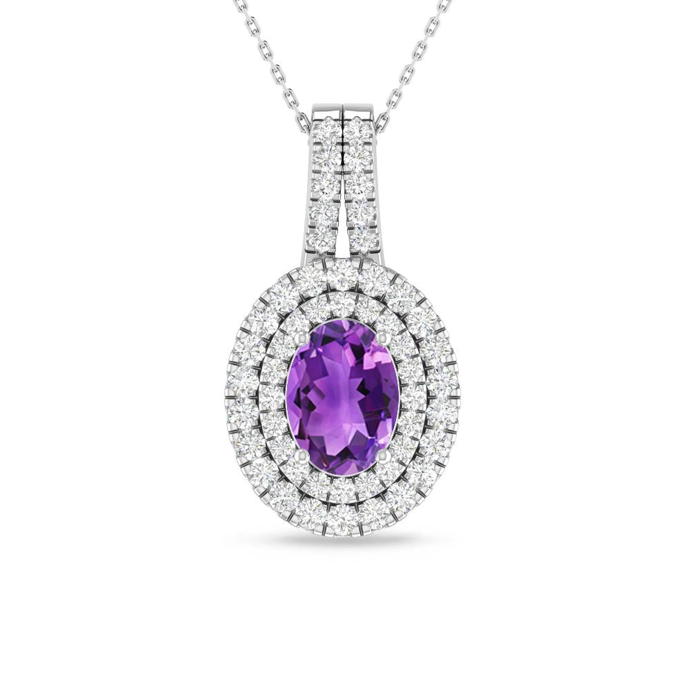 White Gold - Amethyst