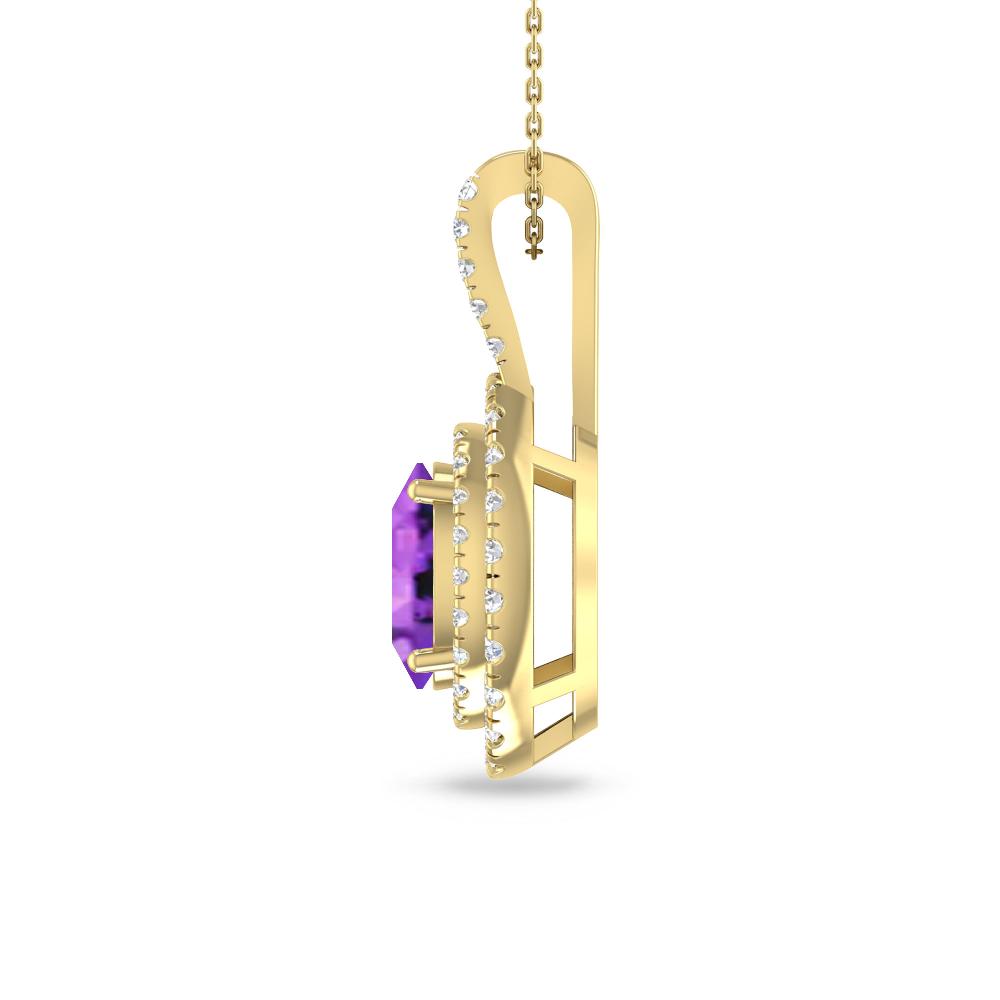 Yellow Gold - Amethyst