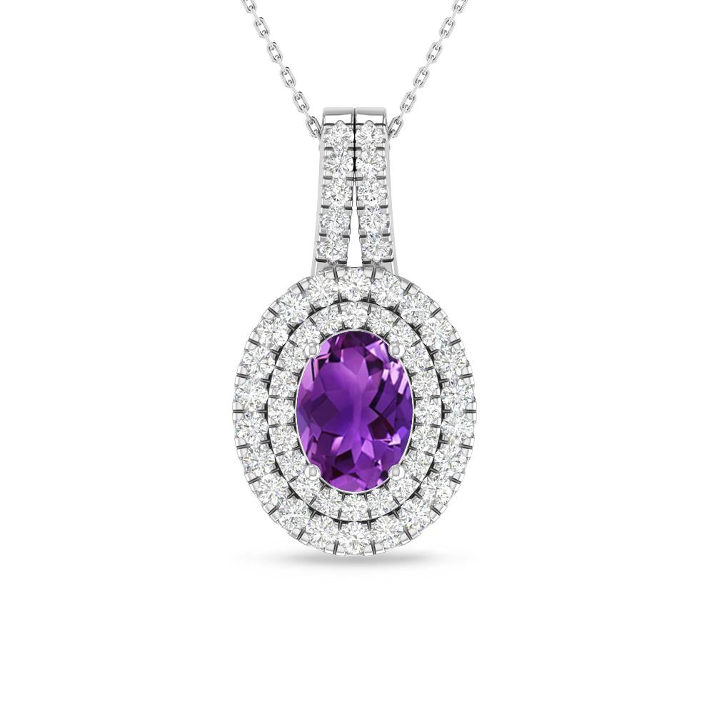 White Gold - Amethyst