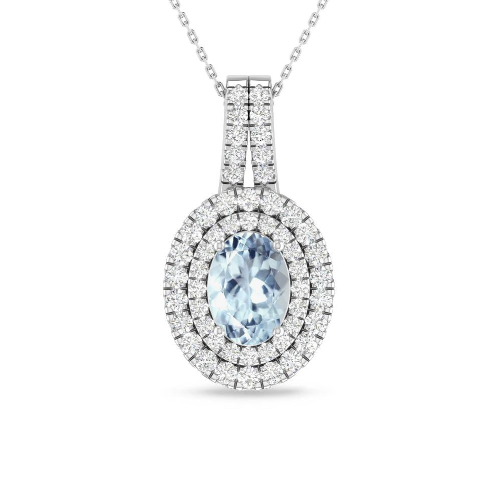 White Gold - Aquamarine