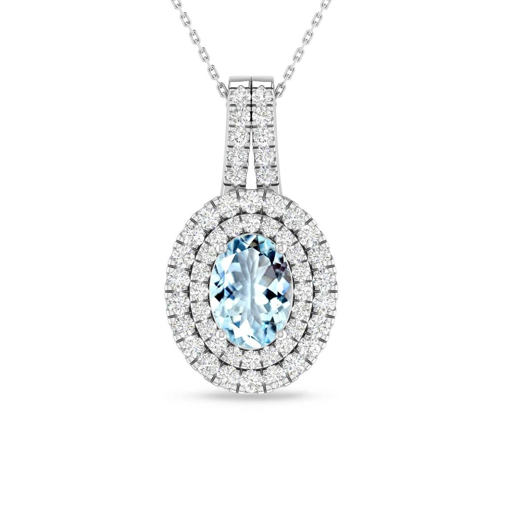 White Gold - Aquamarine