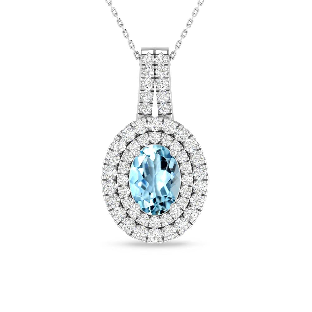 White Gold - Aquamarine