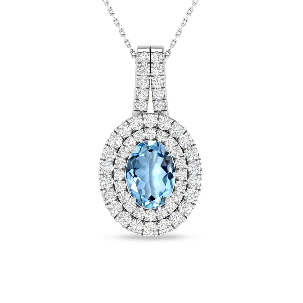 White Gold - Aquamarine