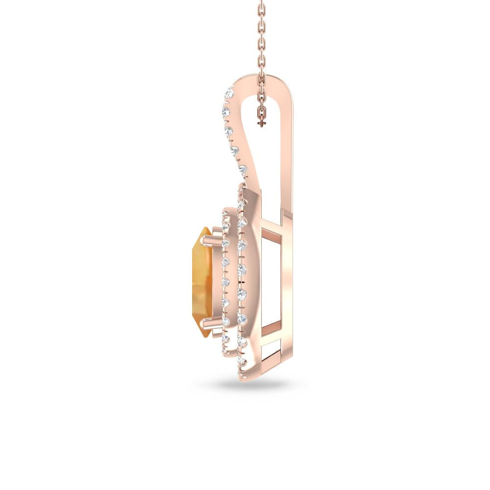 Rose Gold - Citrine