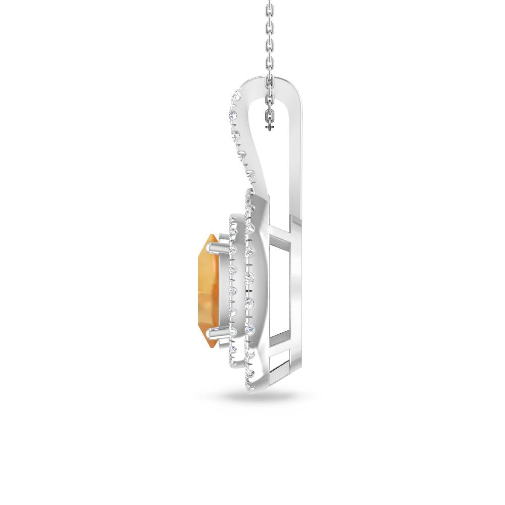 White Gold - Citrine