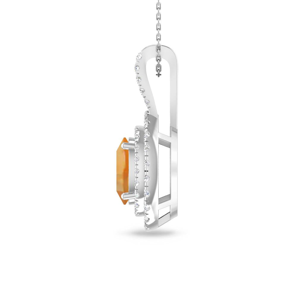White Gold - Citrine