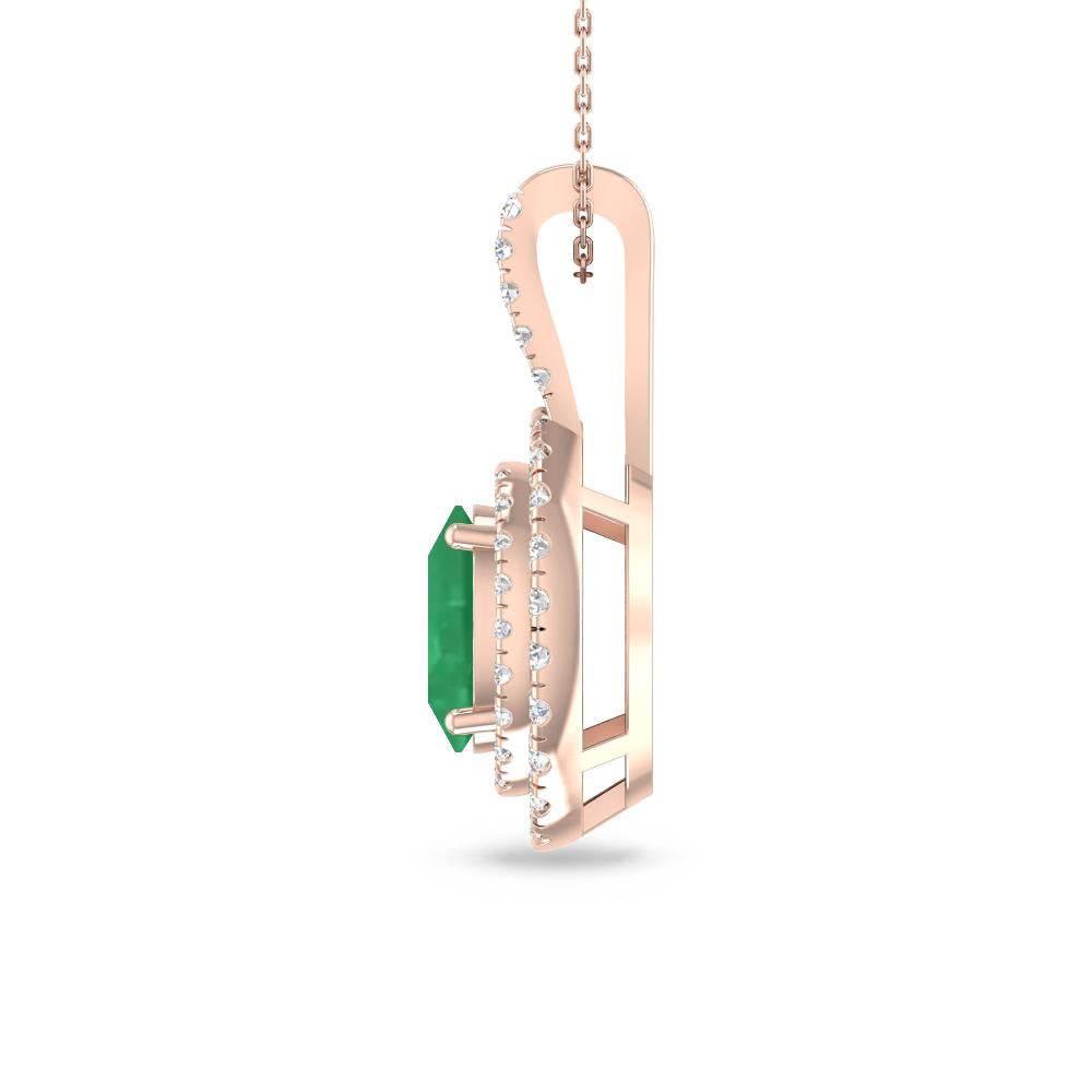 Rose Gold - Emerald