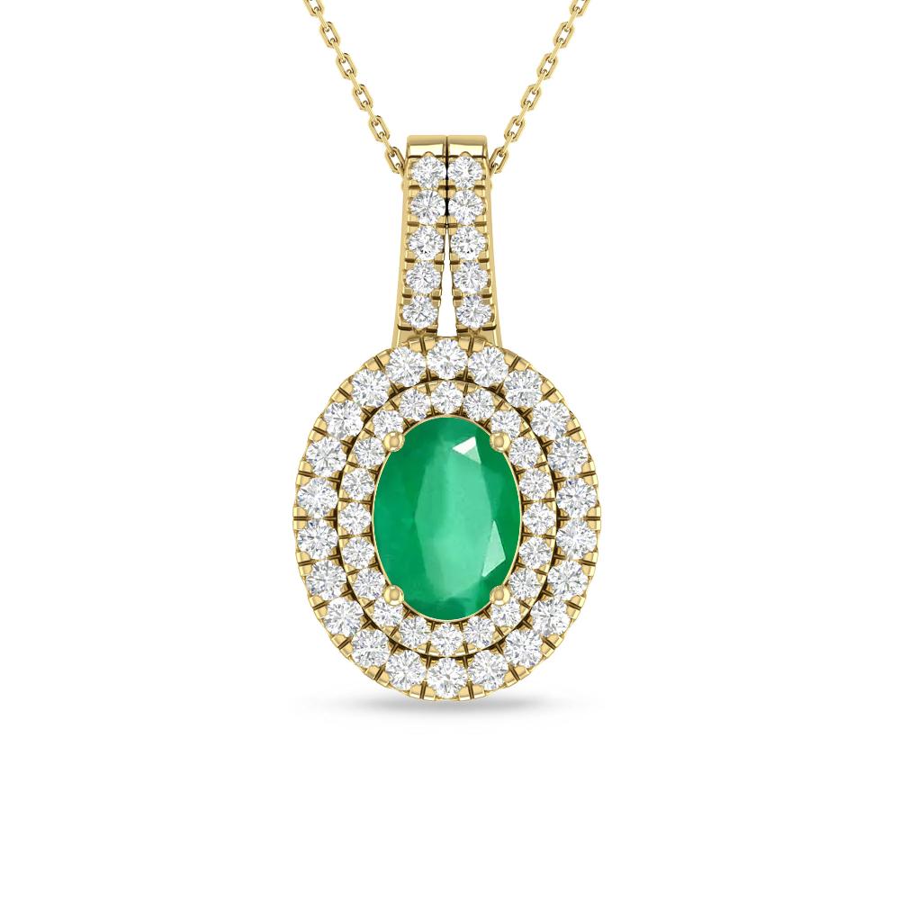 Yellow Gold - Emerald