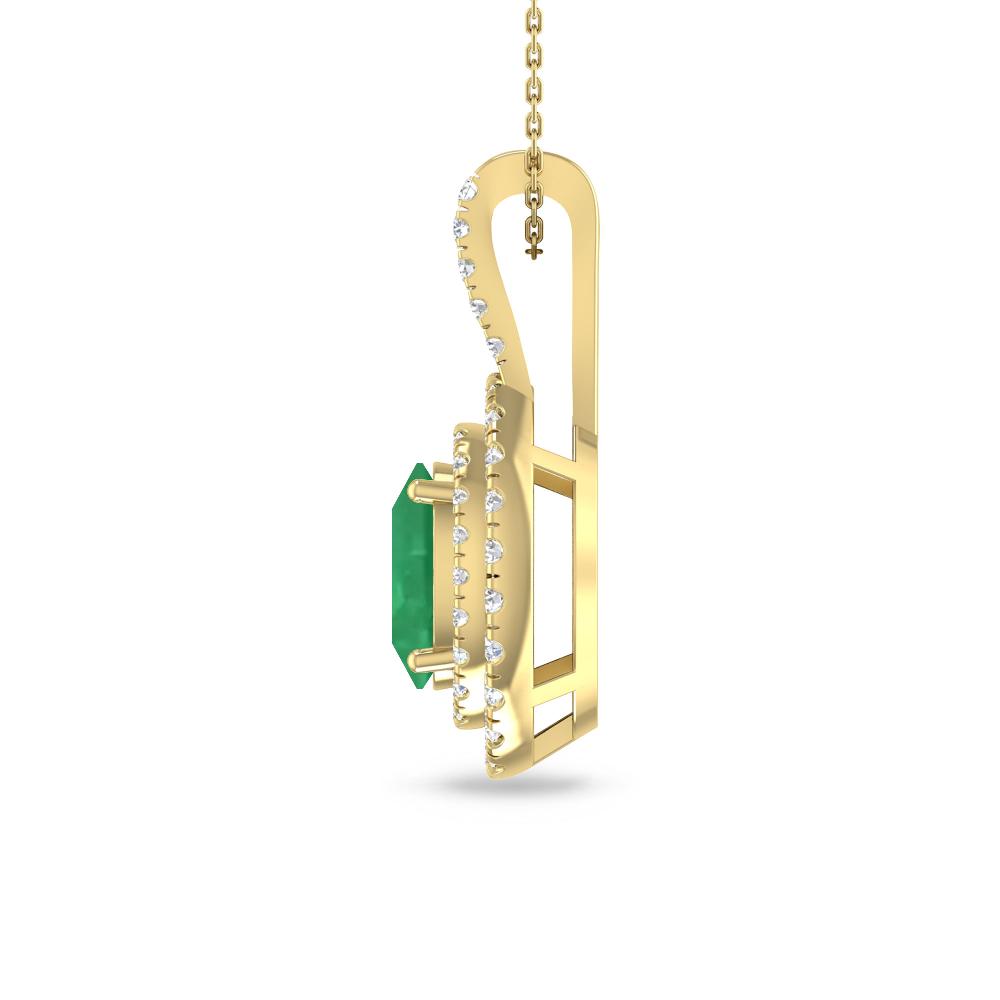 Yellow Gold - Emerald