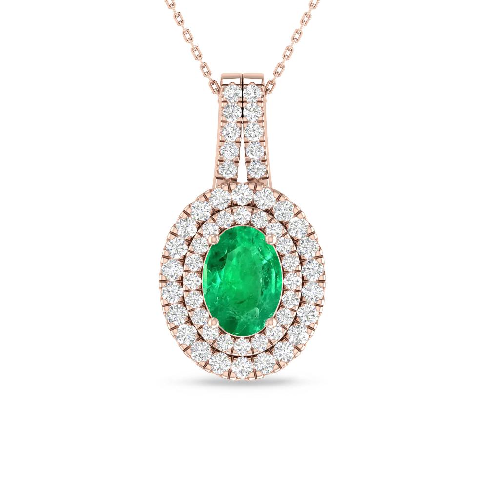 Rose Gold - Emerald