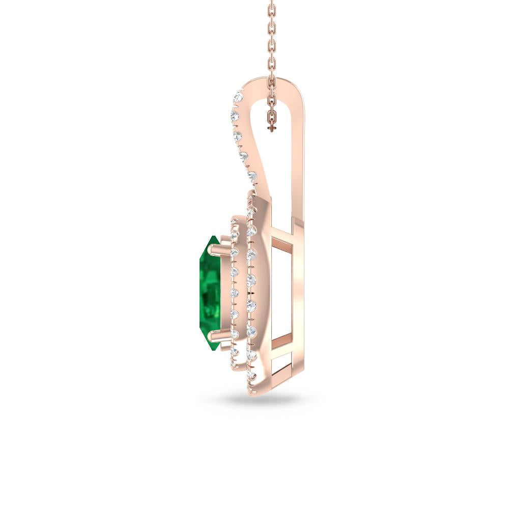 Rose Gold - Emerald