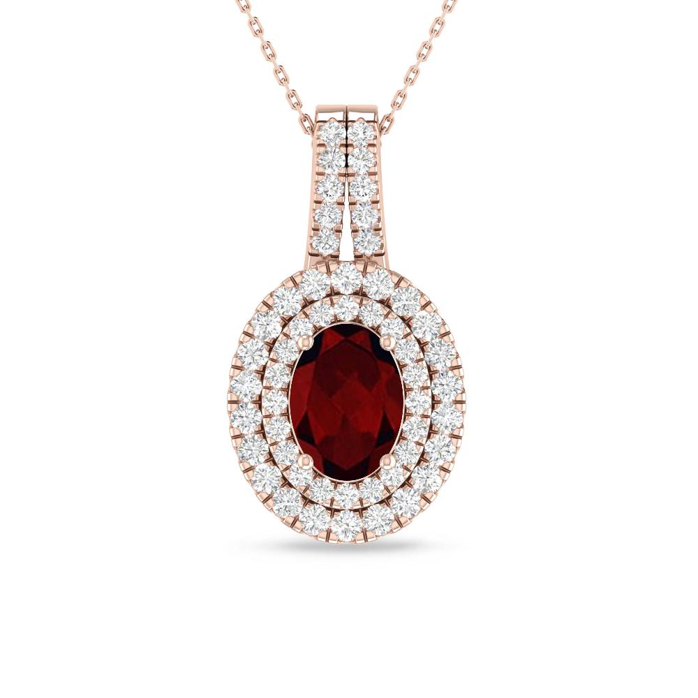 Rose Gold - Garnet