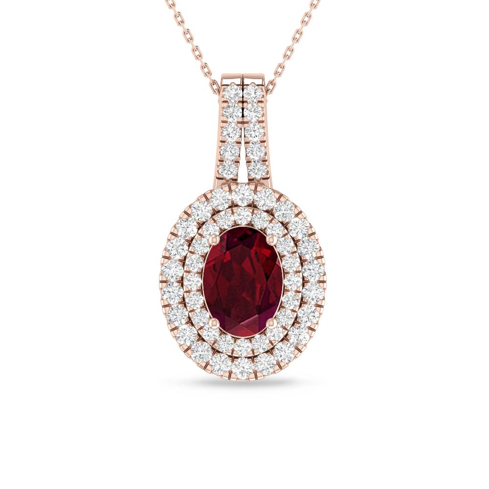 Rose Gold - Garnet