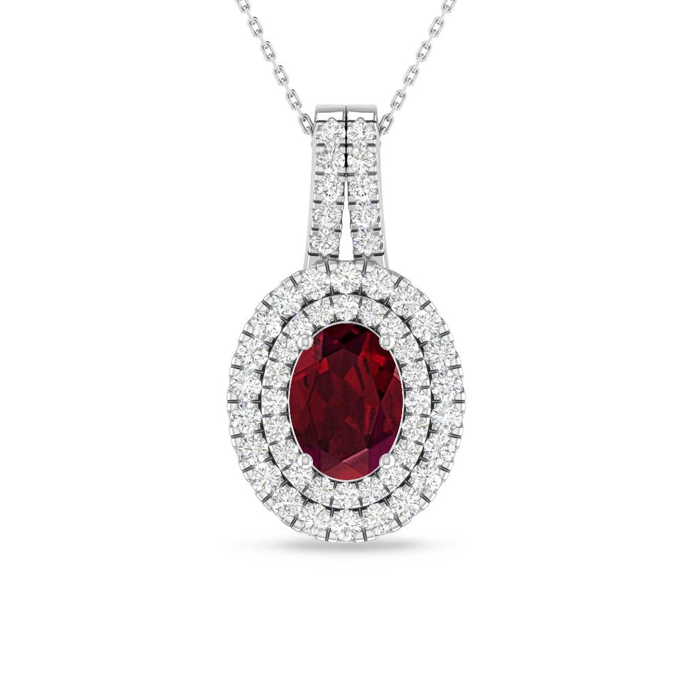 White Gold - Garnet