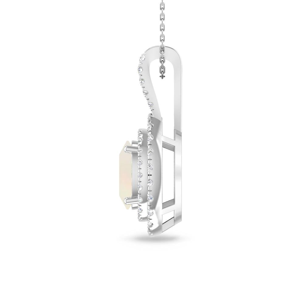 White Gold - Opal