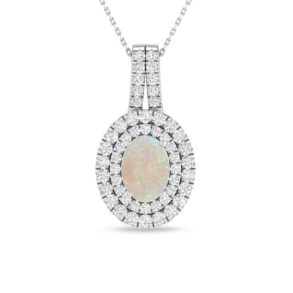 White Gold - Opal