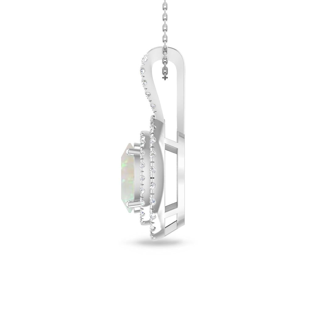 White Gold - Opal