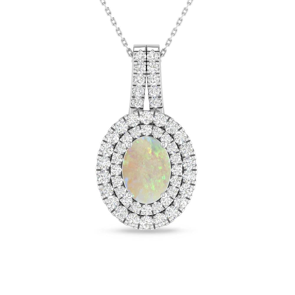 White Gold - Opal